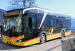 PostAuto Graubnden - GR 187'349/PID 12'105 - eMAN am 16. Januar 2025 in Fidaz (Aufnahme: Martin Beyer)