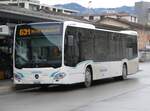 (269'285) - Schneider, Ermenswil - Nr. 6/SG 467'462 - Mercedes am 19. November 2024 beim Bahnhof Uznach 