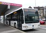 (269'831) - Schneider, Ermenswil - Nr. 1/SG 135'039 - Mercedes am 12. Dezember 2024 beim Bahnhof Rapperswil