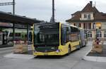 (283'231) - STI Thun - Nr. 715/BE 810'715 - Mercedes am 16. Dezember 2025 beim Bahnhof Spiez