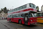 (280'699) - Motorworld, Kemptthal - Nr. 601/ZH 147'239 - Bssing; ex WV Winterthur Nr. 601; ex WV Winterthur Nr. 201; ex Amt fr Luftverkehr, Zrich Nr. 47; ex Swissair, Zrich Nr. 23) am 27. September 2025 beim Bahnhof Wdenswil