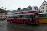 (280'733) - Motorworld, Kemptthal - Nr. 601/ZH 147'239 - Bssing (ex WV Winterthur Nr. 601; ex WV Winterthur Nr. 201; ex Amt fr Luftverkehr Nr. 47; ex Swissair, Zrich Nr. 23) am 27. September 2025 beim Bahnhof Wdenswil