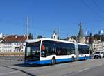 (266'713) - VBL Luzern - Nr. 501/LU 15'004 - eMercedes am 7. September 2024 in Luzern, Bahnhofbrcke