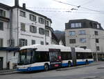 (272'265) - VBL Luzern - Nr. 229 - Hess/Hess Gelenktrolleybus am 20. Februar 2025 in Kriens, Busschleife