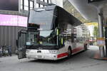(281'747) - Welti-Furrer, Bassersdorf - Nr. 29/ZH 5029 - Van Hool am 21. Oktober 2025 beim Bahnhof Visp