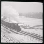 e-33/766469/die-gaswerkbahn-bern-mit-ihrer-dampflok Die Gaswerkbahn Bern mit ihrer Dampflok von 1908. Wegen Ausfall der Diesellok 'Mutz' kommt sie im eisig kalten und schneereichen Winter 1964 wieder zum Einsatz. 