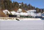 Eb 3/5 5810 gegenüber Kröschenbrunnen. Februar 2019.