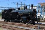 SBB Historic Habersack 5813 t�fft am 23 Mai 2026 durch Brugg AG w�hrend das Dampfwochenende bei der Verein Mikado 1244, deren Bw mit SBB Historic -noch- geteilt wird.
