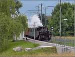 hg-34/565717/furkalok-am-genfersee-mit-dem-riviera-express Furkalok am Genfersee mit dem Riviera-Express. Die HG 3/4 3 der BFD beim Schloss Hautville. Juni 2017.
