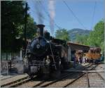 Festival Suisse de la vapeur / Schweizer Dampffestival 2026 - eine herrliche Szene mit der BFD HG 3/4 N� 3 und der RhB Ge 4/4 81 im Hintergrund.