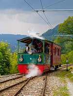   50 Jahre BC - MEGA STEAM FESTIVAL der Museumsbahn Blonay–Chamby - Museumsbahn-Romantik pur:  Die G 2/2 Krauss-Kastendampflok (Tramlok) Nr.