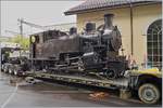 50 Jahre Blonay - Chamby; Mega Steam Festival: Bereit für die Fahrt nach Hause: die FO HG 3/4 N° der DFB.