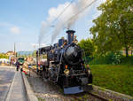   50 Jahre BC - MEGA STEAM FESTIVAL der Museumsbahn Blonay–Chamby:  Es raucht und dampft in Blonay, am 19.05.2018 ist die HG 3/4 B.F.D.3 (Brig-Furka-Disentis, später FO - Furka-Oberalp)