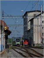 Die zum Teil erst zaghaft zu sehenden BLS Flirt4 RABe 528  Mika  kommen ab dem Fahrplanwechsel auf der Lötschberg Bergstrecke zum Einsatz. Das Bild zeigt eine in Lützelflüh-Goldbach einfahrenden RABe 528 und rechts im Bild eine  Spitzmaus . 

14. Mai 2022