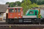 VEH 9527 steht am 18 Mai 2026 abgestelt in Huttwil.