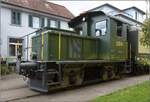 Fahrtag Wolfhuuser Bahn.

Tm 2/2 111 in Wolfhausen. Hier kann man die Anfänge des Unternehmens Stadler schön betrachten. Lange Jahre wurden nur Kleinserien hergestellt. Oktober 2021.