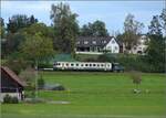 Fahrtag Wolfhuuser Bahn.

Vorbeifahrt Grundtal beim Egelsee. Oktober 2021.