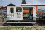 Obwohl die Strecke von Sumiswald-Gr�nen nach Gr�nen nur sporadisch im Museumsbahnverkehr bedient wird, war neben der E 3/3 853, etwas versteckt, auch dieser Tm II zu sehen.