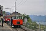 Les chemins de fer disparus - Die verschwundenen Bahnen (Réseaux Breton 1891 - 1964 / CEV St-Légier - Châtel St-Denis 1904 - 1969) die kleine Dm 2/2 N° 3 Biniou steht symbolisch für die meisten 'verschwundenen Bahnlinien' an  ...