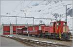 Die  Schöma  Tm 2/2 4972 besorgt in Andermatt den Rangierdienst.