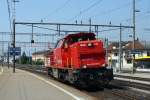 SBB: MAK 1700 Am 843 028-2 anlässlich der Bahnhofsdurchfahrt Oensingen am 3.