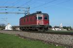 SBB: SBB CARGO-Lokzug mit der Re 6/6 11 631 DULLIKEN bei Niederbipp am 8.