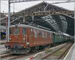 Der Train Chasse ist in Lausanne angekommen und  zu meiner Freude und Überraschung hat diese Jahr die BLS (Historique) Ae 4/4 251 als  Bonus Lok für Fotographen  den Schiebedienst als