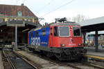 421 392-2 von SBB Cargo am 15.03.2018 im Lindauer Hauptbahnhof