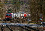 Durch den Felsrutsch bei Kestert, unweit des Loreley-Felsens im Mittelrheintal, ist meistbefahrenste Güterzugstrecke Europas die Rechte Rheinstrecke KBS 466 teilweise verschüttet worden und gesperrt.