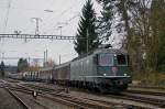 SBB: Güterzug Wiler bei Utzenstorf - RBL mit Re 6/6 11646  BUSSIGNY  bei der Durchfahrt Gerlafingen am 2.