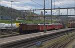 Die RVT-Fahrt zum Feldschlösschen.

Ae 3/6 III 10264 mit dem RVT-Zug in Rheinfelden mit dem Exkursionsziel im Hintergrund. April 2023.