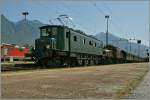 Die SBB Ae 4/7 10976 leistet einem  Krokodil  Vorspann. (SBB Historic Jubilum)
Domodossola, den 20. Aug. 2011  