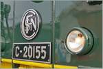 Eine Detailaufnahme der  SNCF C 20155 UIC N° 97 85 1 932-0 (ex SBB Ee 3/3 II 1615, ex SNCF C 20155). Ein elsässischer Eisenbahnfreund hat mir erzählt, dass des Originalnummernschild der C 20155 noch existiert und hier als 'Abdruck' zu  ...