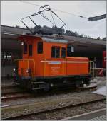 Der SOB Te 97 85 1 216 302-0 (ex EBT Ce 2/2) in Einsiedeln. 17. März 2015