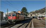 SBB Re 4/4 II 11193 mit eine Gotthard IR nach Basel SBB in Locarno.