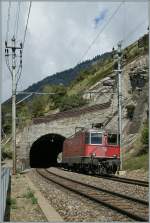 SBB Re 4/4 II auf der BLS Sdrampe kurz nach Hohtenn.