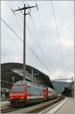Re 460 036-7 mit einem IC nach Bern in Olten.