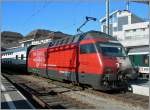 Die SBB Re 460 090-4 war fürs Wallis und die Reise dorthin durch den Lötschbergbasis Tunnel.