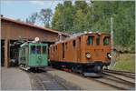 ge-44/624649/ein-kleiner-vorgeschmack-auf-das-mega Ein kleiner Vorgeschmack auf das Mega Bernina Festival der Blonay Chamby Bahn: die Bernina Bahn Ge 4/4 81 (Ge 4/6 81) steht in Chaulin. 
19. August 2018 
