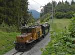 Im Rahmen des 125jährigen Jubiläums der Rhätischen Bahn fuhr an mehreren Tagen im August zwischen den Stationen Davos Platz und Filisur ein Nostalgiezug.