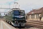 Verein Mikado 1254 haben einige Elloks une eine davon, die 11407, setzt sich am Nachmittag von 17 Mai 2025 vor ein Sonderzug in Burgdorf.
