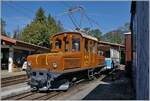 50 Jahre Blonay Chamby - MEGA BERNINA FESTIVAL: Die RhB Ge 2/2 161  Asnin  Eselchen führte auch einige Züge Chaulin - Chamby - Chaulin.