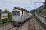 Les chemin de fer disparus - Die verschwundenen Bahnen (LLB 1915- 1967) Der Leuk Leukerbad Bahn Triebwagen mit der Anschrift ABDeh 2/4 N° 10 hat mit seinem Museumszug N° 1009 von Blonay