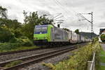 Bis 4485 010 mit einem Cargo Beamer bei der Durchfahrt in Bad Salzig. 17.9.2025