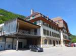 (161'341) - Der Bahnhof von Vallorbe am 28.