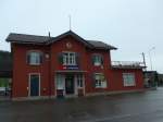 (168'762) - Der Bahnhof Laufenburg am 20.