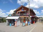 (207'531) - Der Bahnhof Biglen am 7. Juli 2019