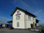 (229'974) - Der Bahnhof Kallnach am 31.