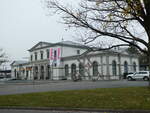 (230'558) - Der Bahnhof Bad Ragaz am 12.