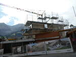 (239'963) - Ehemaliger Coop und Wohnhaus beim Abbruch am 6.